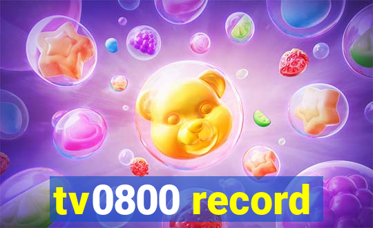 tv0800 record